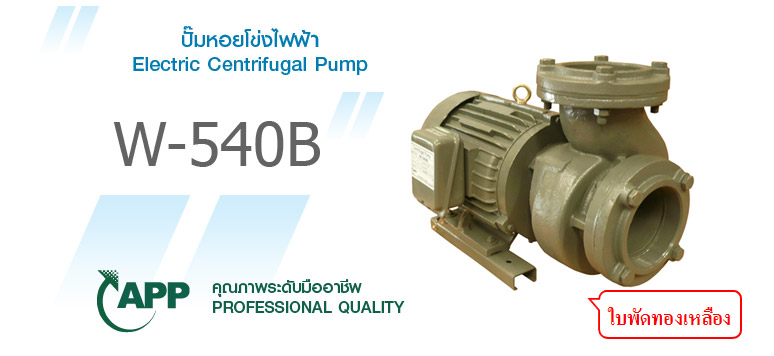 ปั๊มหอยโข่งไฟฟ้า W-540B APP อาวานา ARWANA