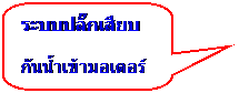 Rounded Rectangular Callout: ระบบปลั๊กเสียบ
กันน้ำเข้ามอเตอร์